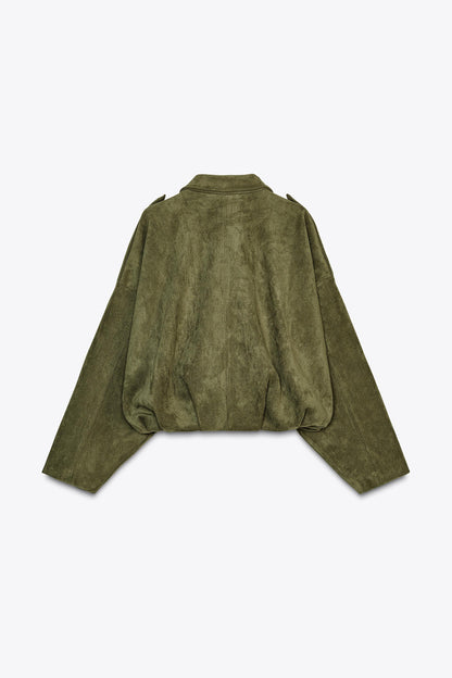 SMRT Suede Bomber Jacket