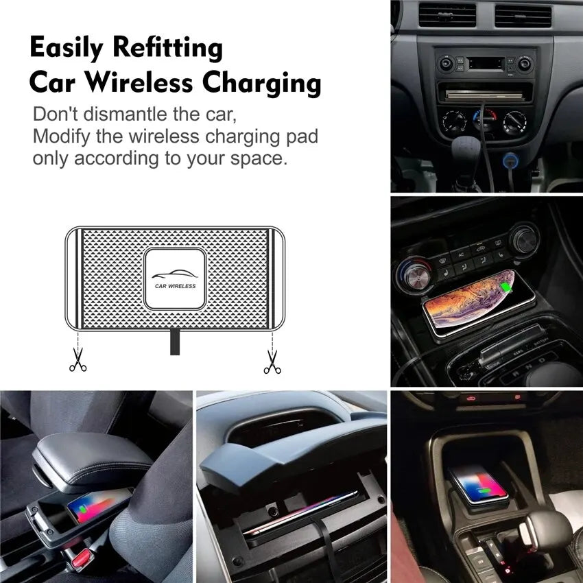 Car Wireless Charger Silicone Non Slip Pad